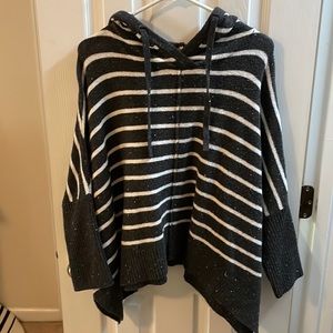 LOFT Poncho Hoodie